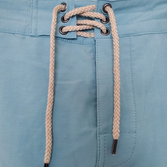 Faherty Men's Retro Board Shorts Swim Surf Stripe Blue Size 42 $98 - Picture 5 of 16